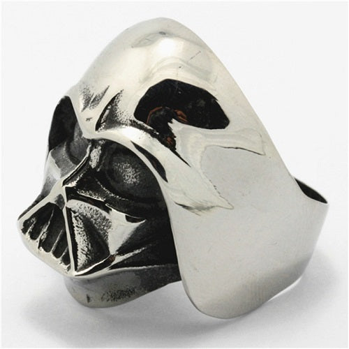 Bague Star Wars Dark Vador chromée avec tailles 54,57,59,62,64,67,69,72 mm – Image 3