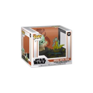 Figurine Deluxe Din Djarin et Grogu grenouille Star Wars