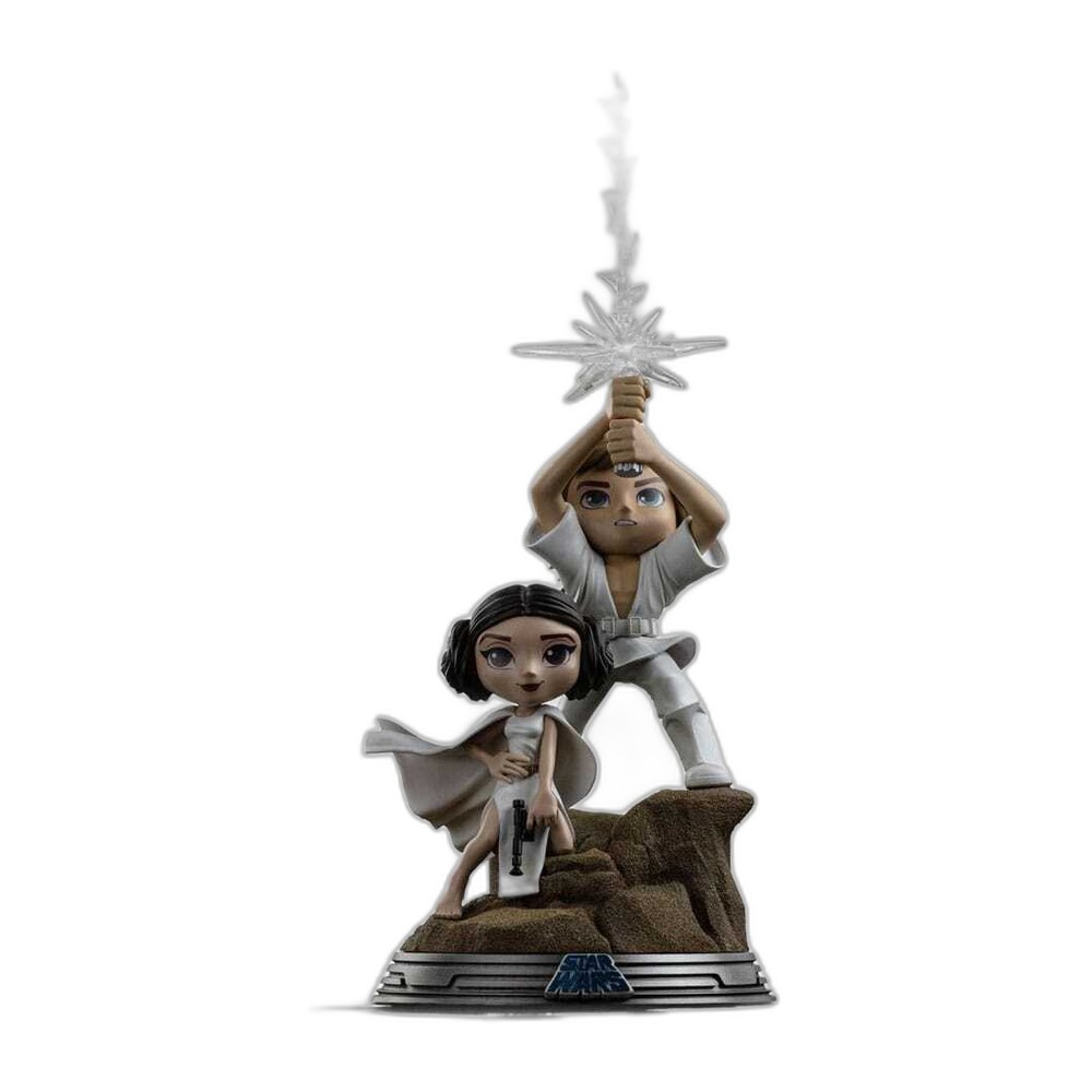 Statuette Mini Co. Luke & Leia 30 cm