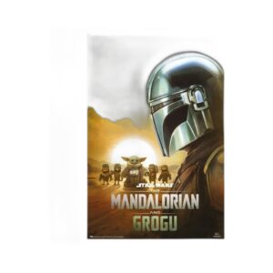 Grand poster Din Djarin - Mandalorian et Grogu