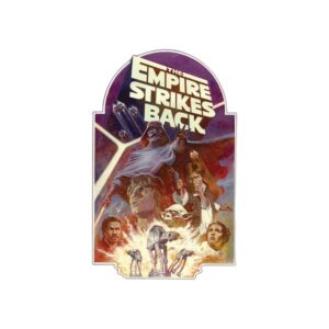 Poster encadré L'Empire contre-attaque bloc 30x40