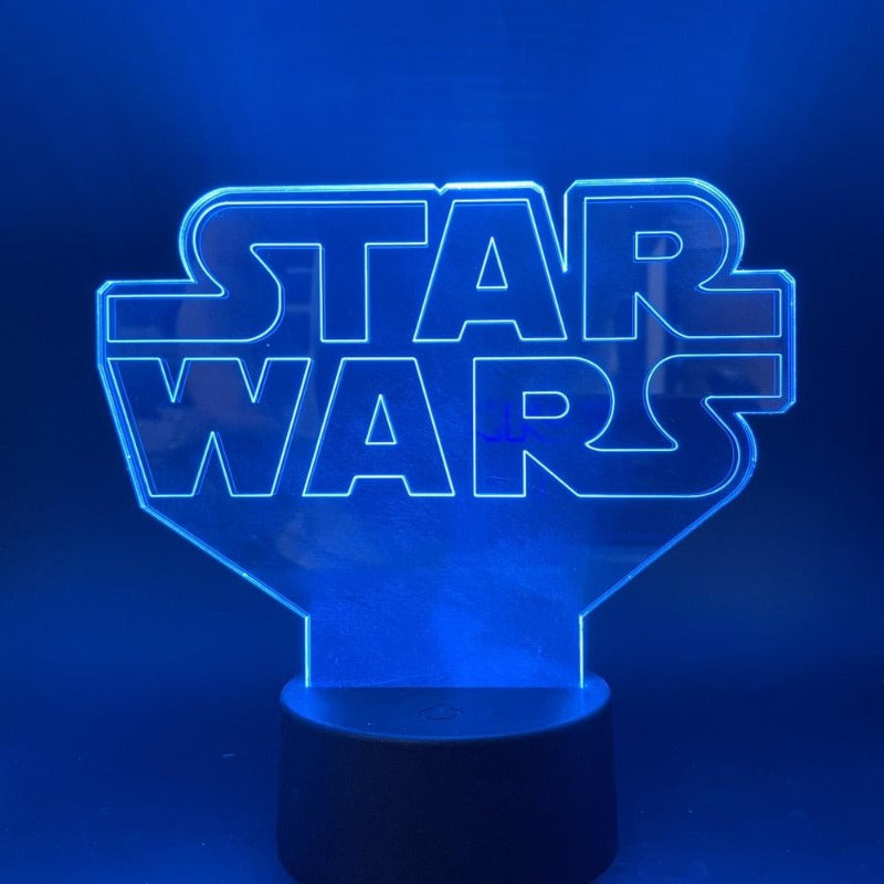 Lampe Star Wars Logo Saga 16 couleurs ou 7 couleurs – Image 2