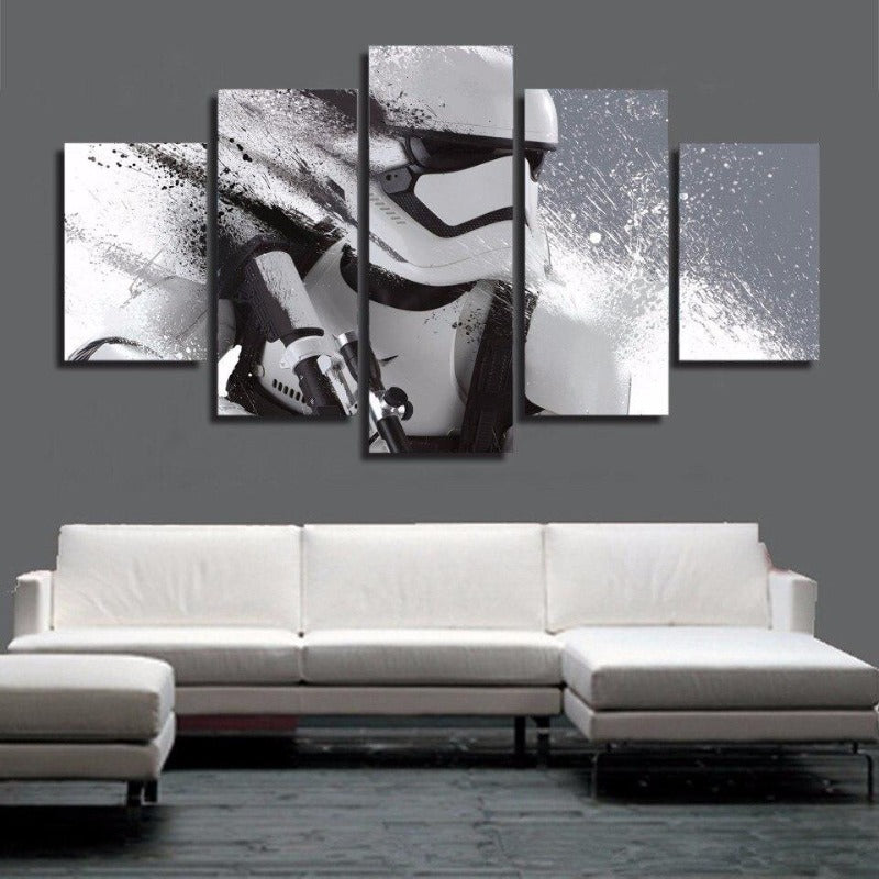 Tableau Star Wars Stormtrooper avec cadre au choix