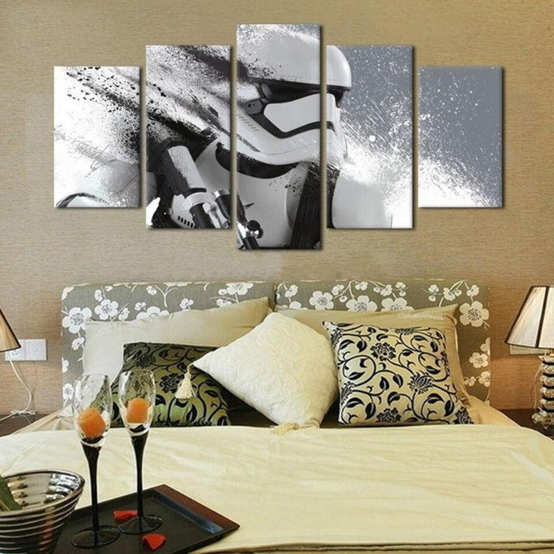Tableau Star Wars Stormtrooper avec cadre au choix – Image 2