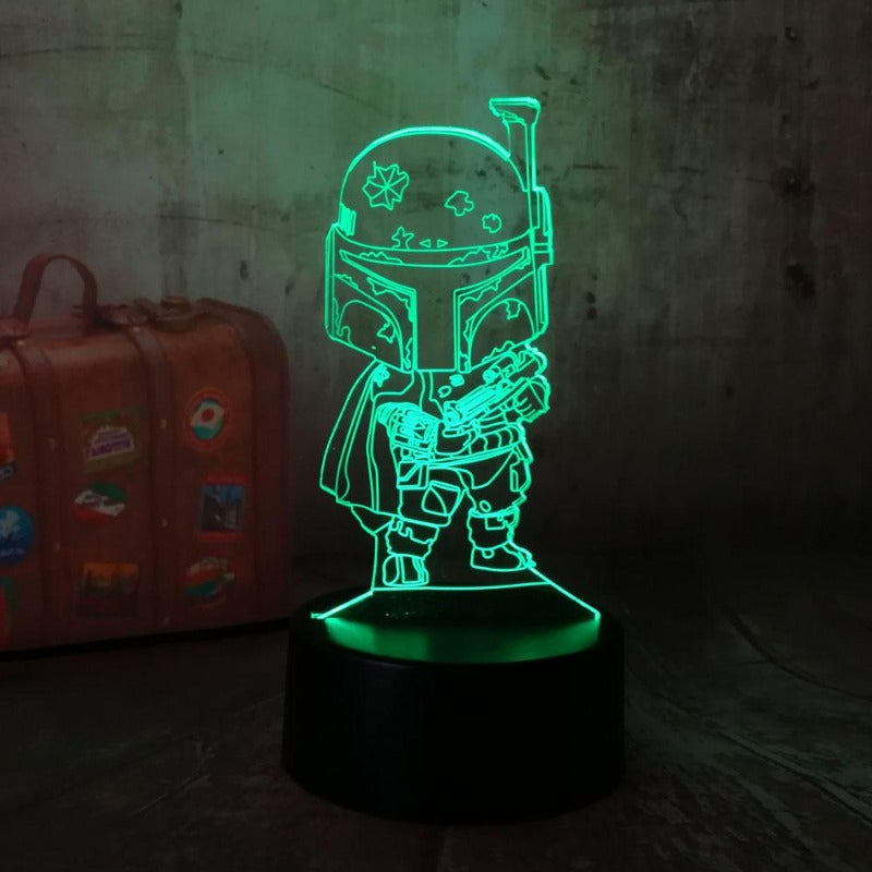 Lampe Star Wars Boba Fett 7 couleurs – Image 2