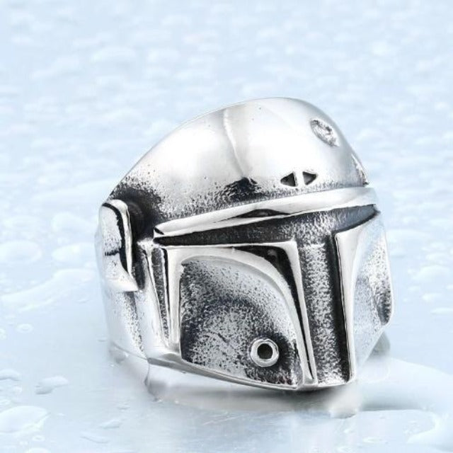 Anneau Star Wars mandalorien, tailles 54 à 69 mm – Image 2