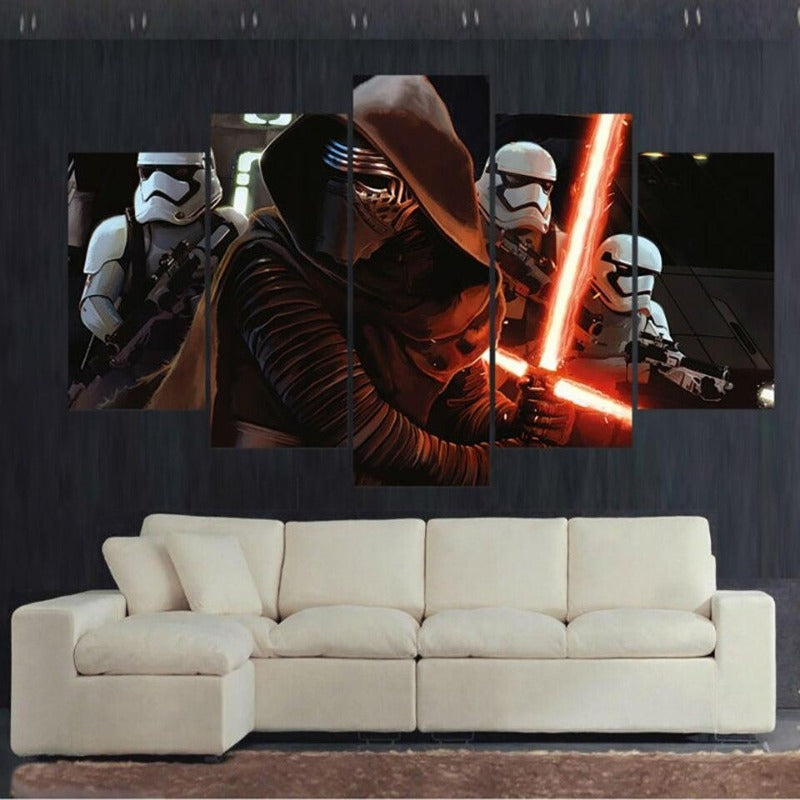 Tableau Star Wars Kylo Ren avec taille au choix