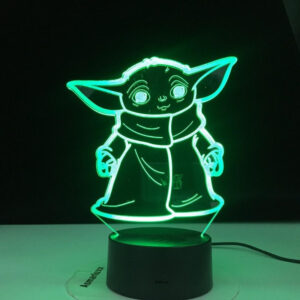 Lampe Star Wars Baby Yoda 7 ou 16 couleurs