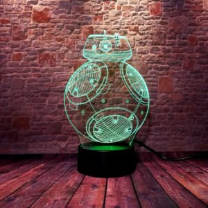 Lampe Star Wars BB 8 avec 7 couleurs