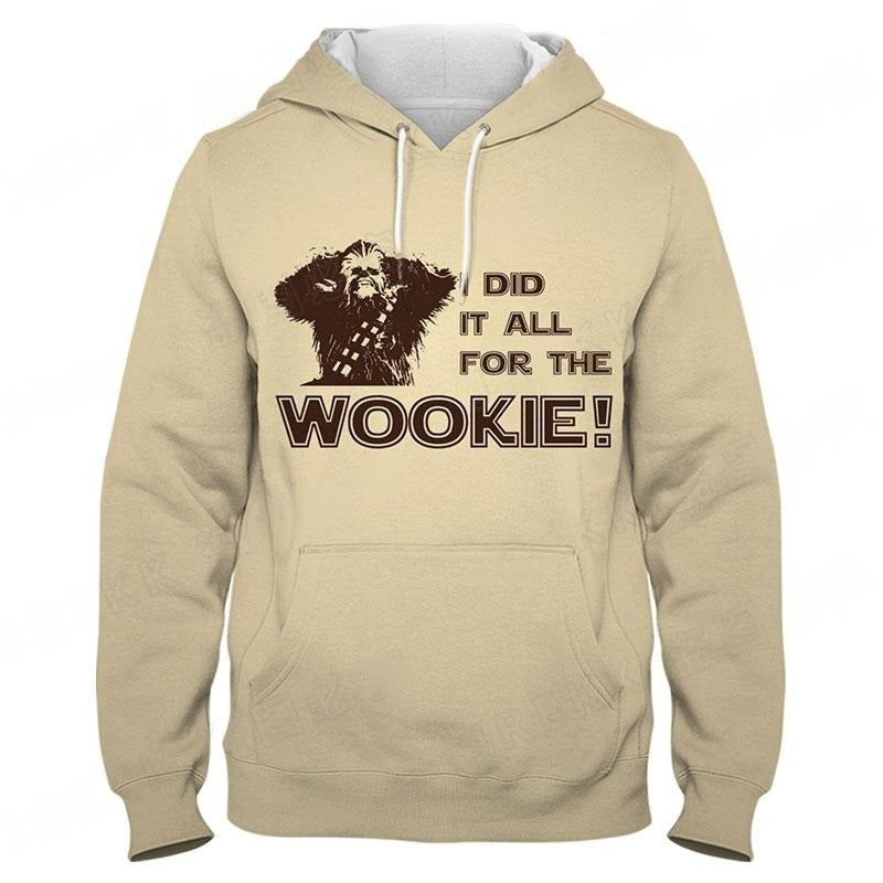 Sweat Wookie Star Wars du XS au 3XL